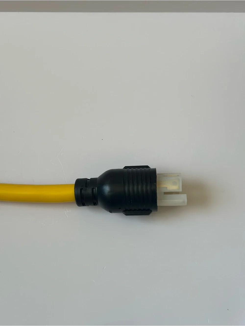 Yellow Extension Adapter Cable with Black Connectors